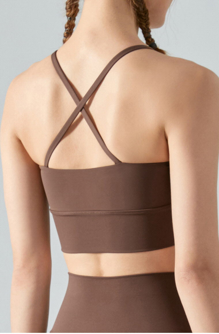 Shanti Gathered Halter Bra