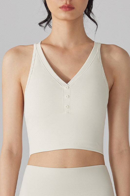 Prana Henley-Button Performance Top