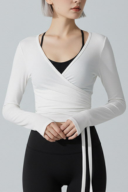 Velora Wrap Sculpt Top
