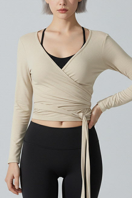 Velora Wrap Sculpt Top