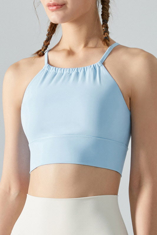 Shanti Gathered Halter Bra