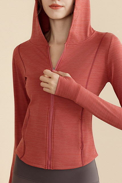 Arden Curve Zip Hoodie