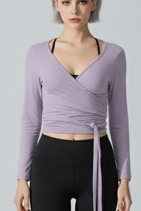 Velora Wrap Sculpt Top