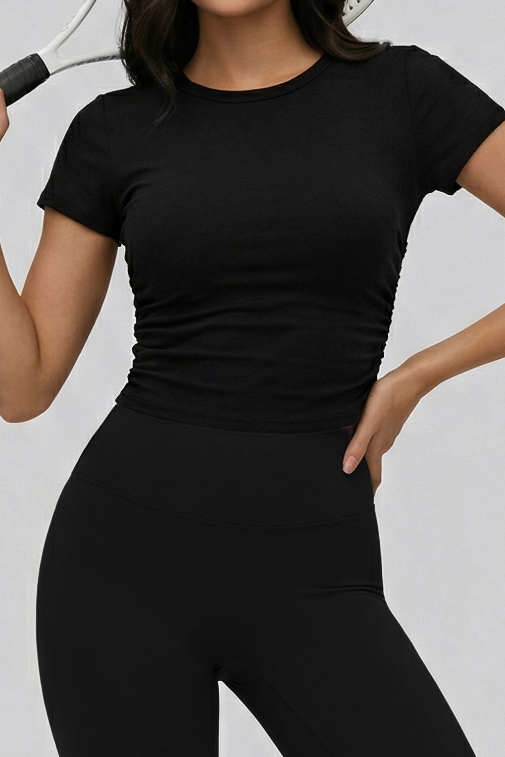 Prana Ruched Cloud Tee