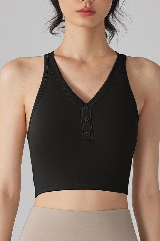 Prana Henley-Button Performance Top