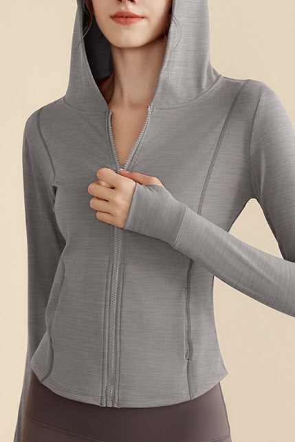 Arden Curve Zip Hoodie