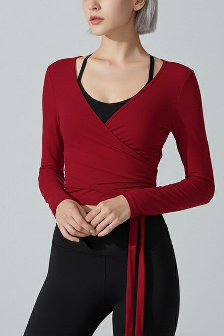 Velora Wrap Sculpt Top