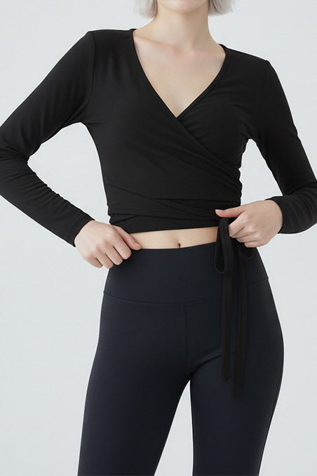 Velora Wrap Sculpt Top