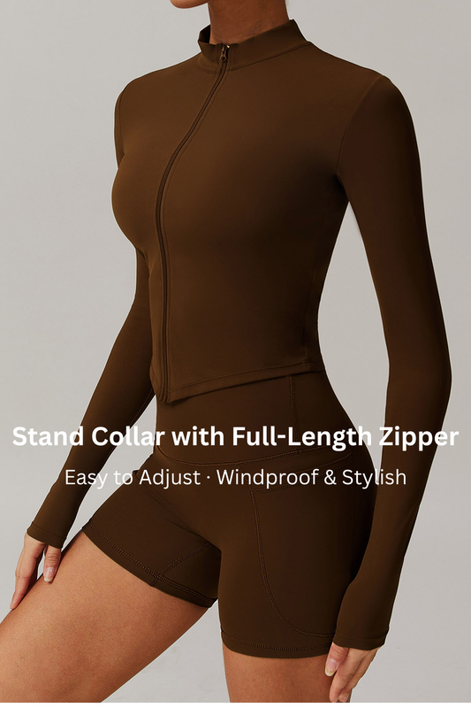 Zip-Up Sculpt Jacket