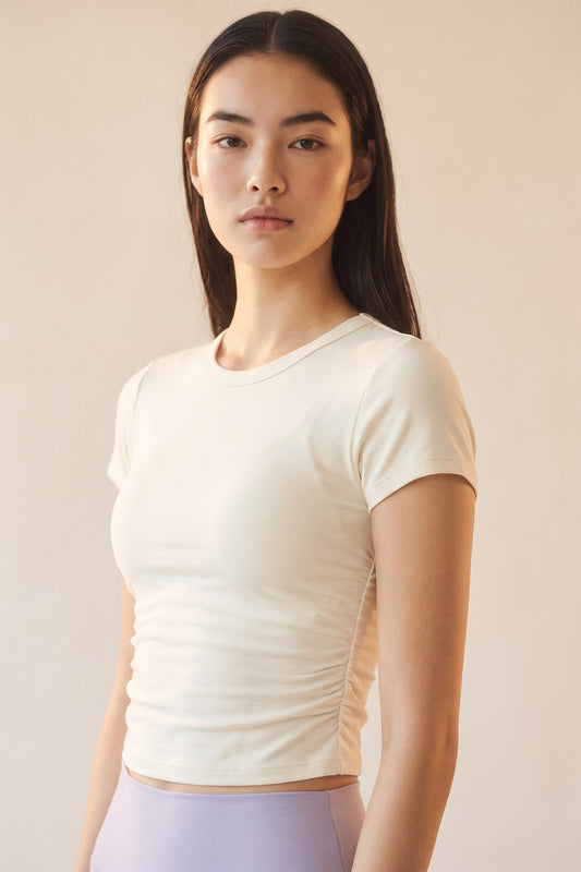 Prana Ruched Cloud Tee