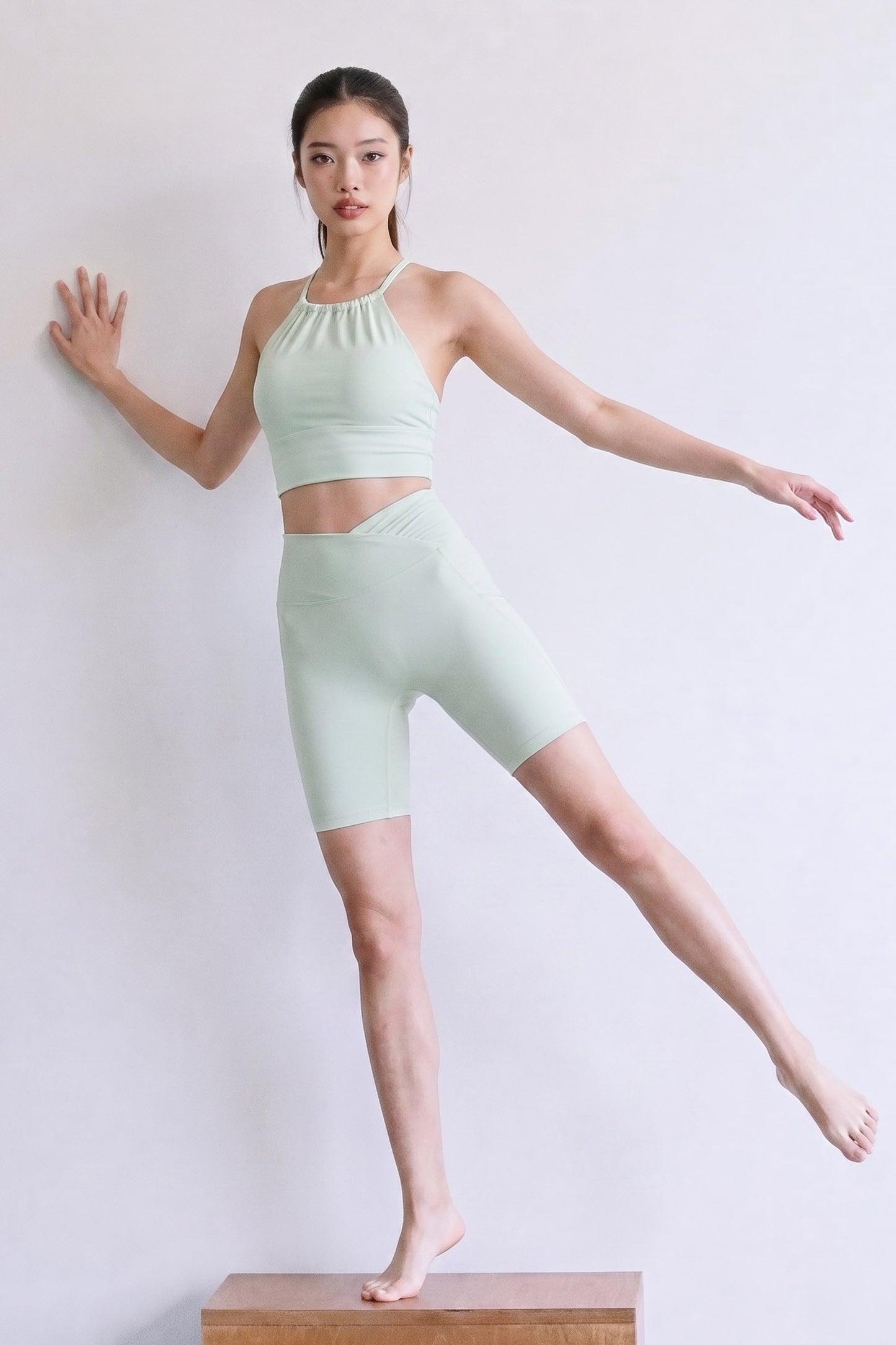 Shanti Gathered Halter Bra