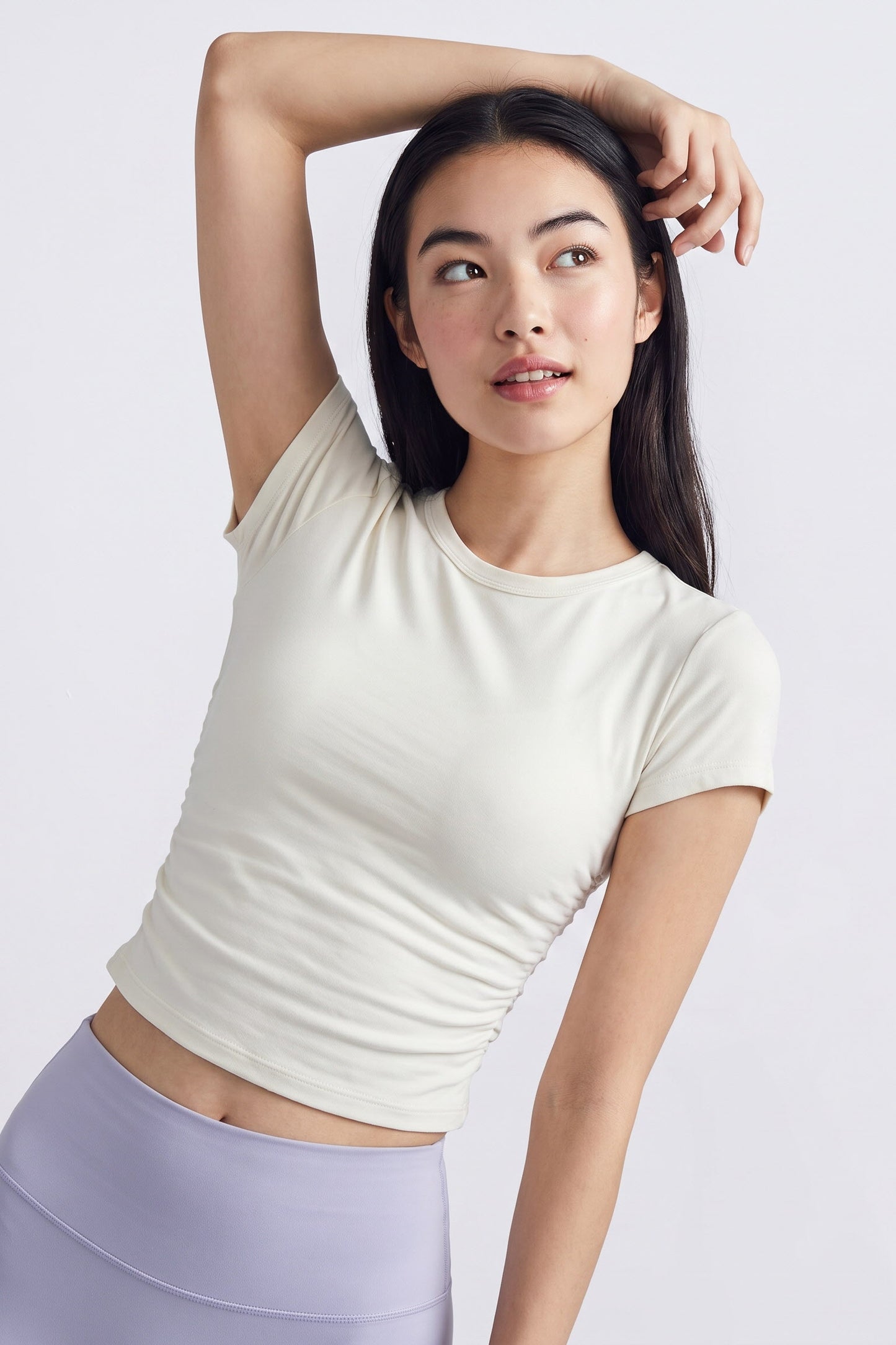 Prana Ruched Cloud Tee