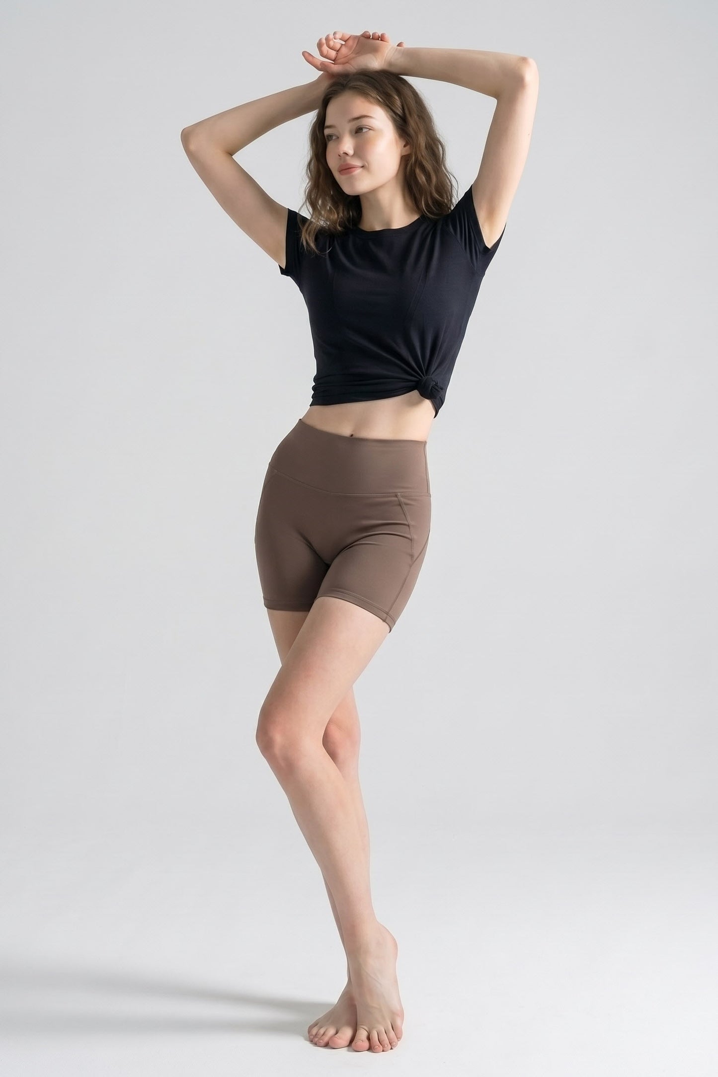 Prana High-Rise Sculpt Biker Shorts (3")