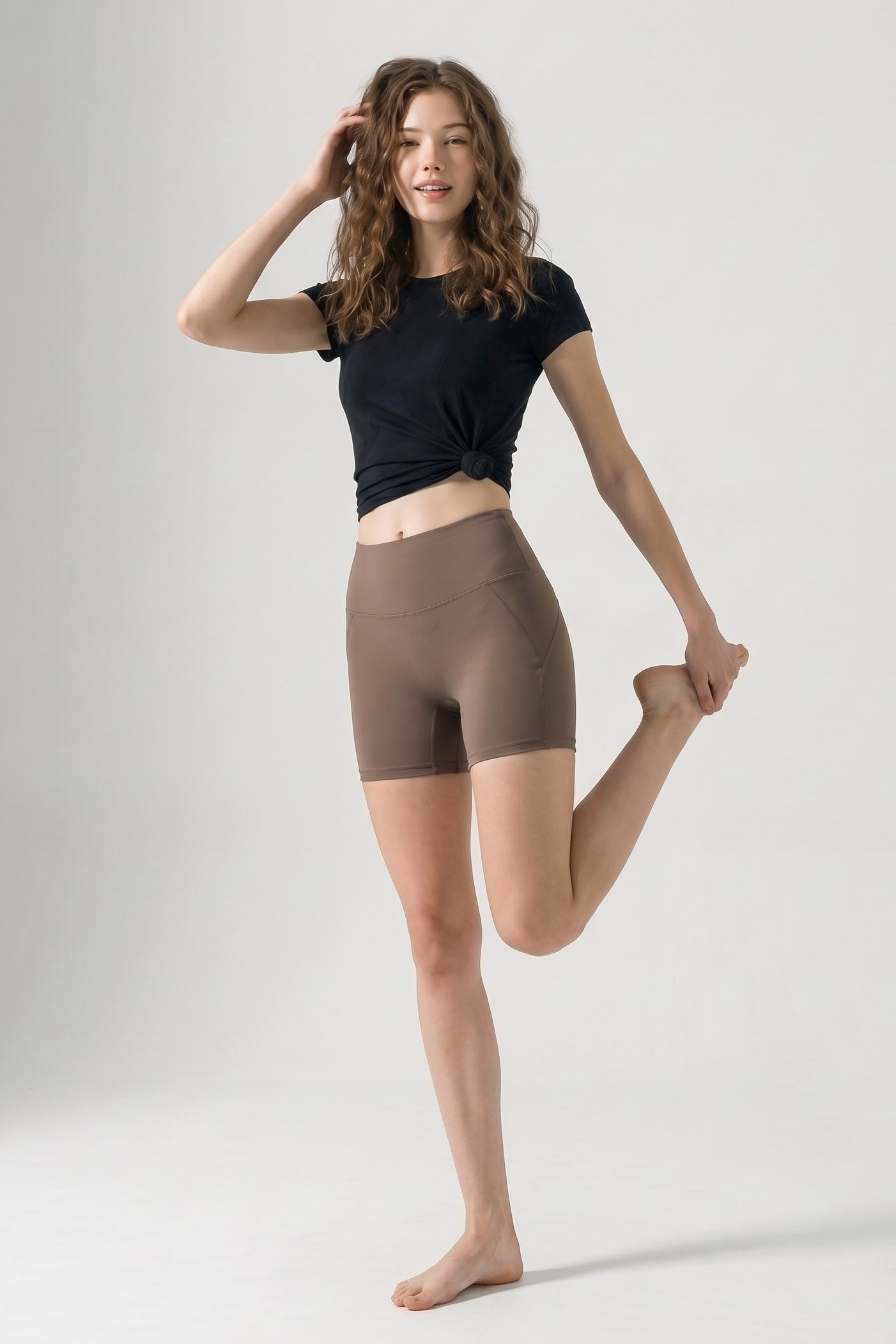 Prana High-Rise Sculpt Biker Shorts (3")