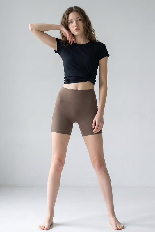 Prana High-Rise Sculpt Biker Shorts (3")