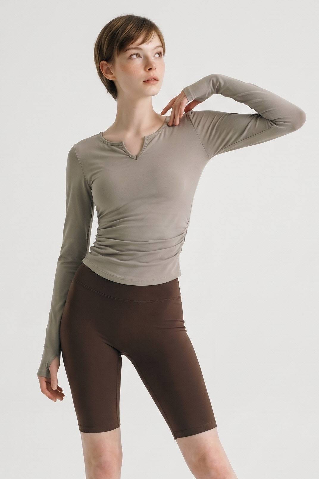 Shanti Zen Notch Long Sleeve