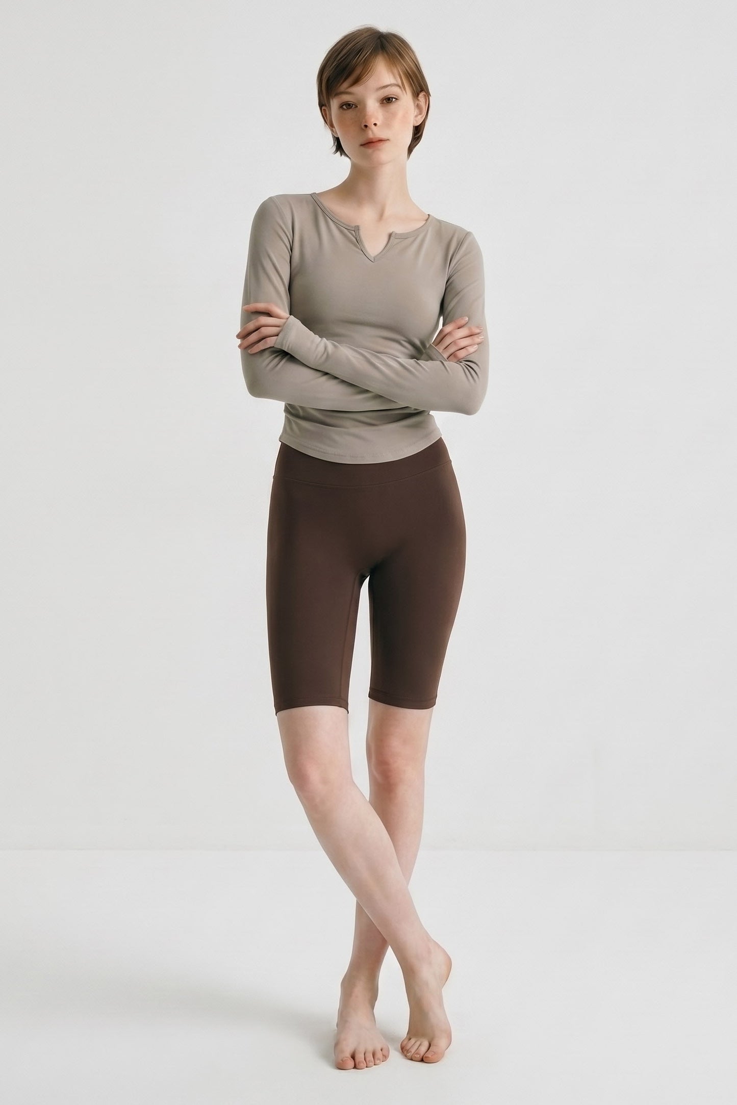 Shanti Zen Notch Long Sleeve