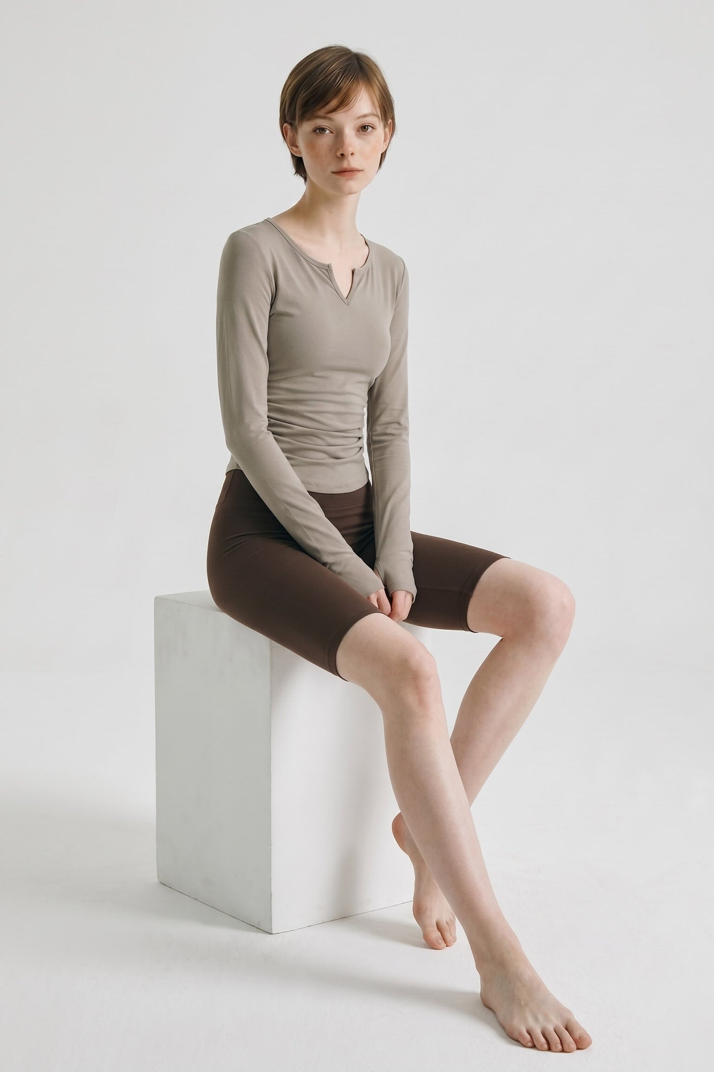 Shanti Zen Notch Long Sleeve