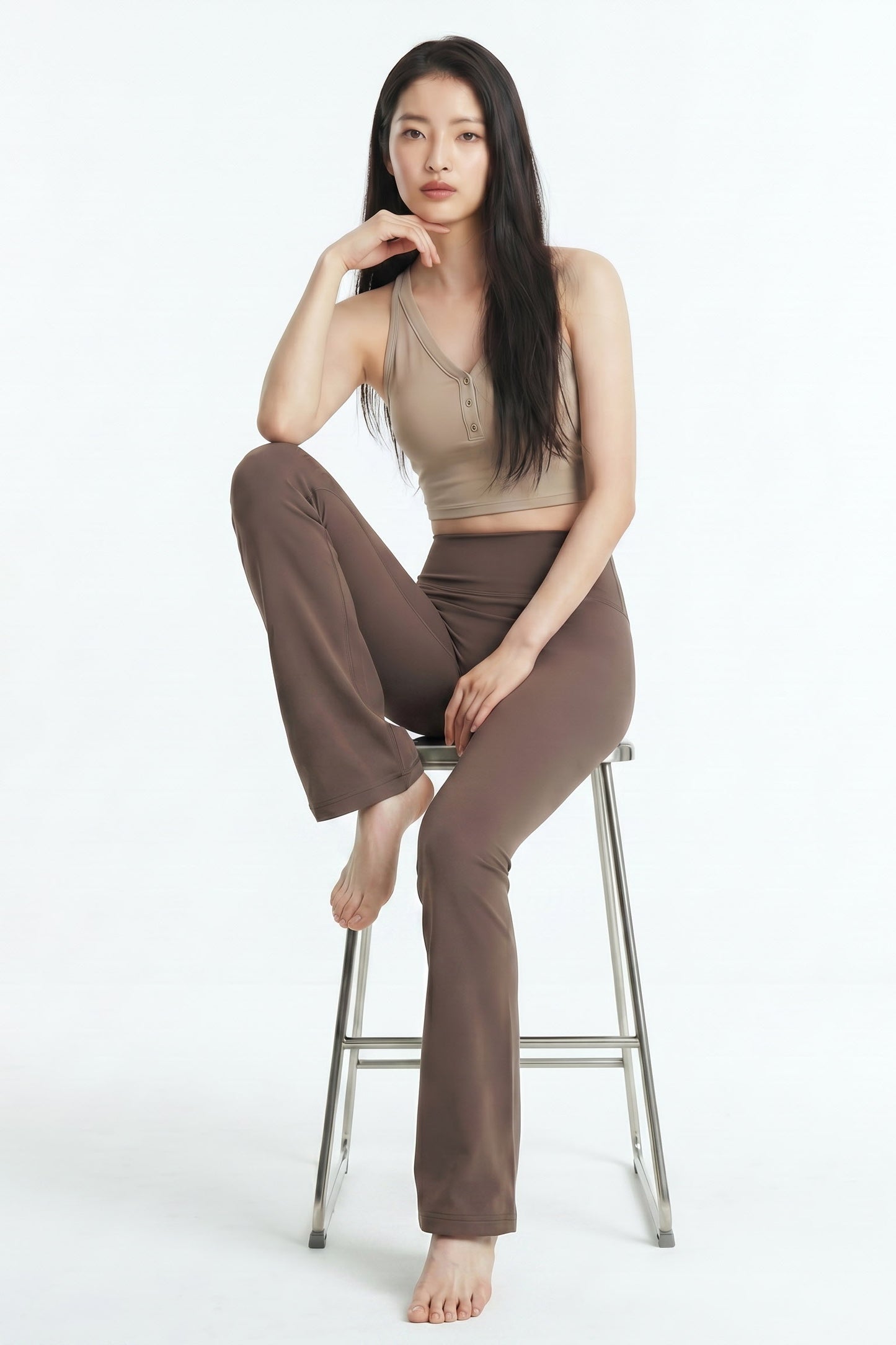 Prana Henley-Button Performance Top