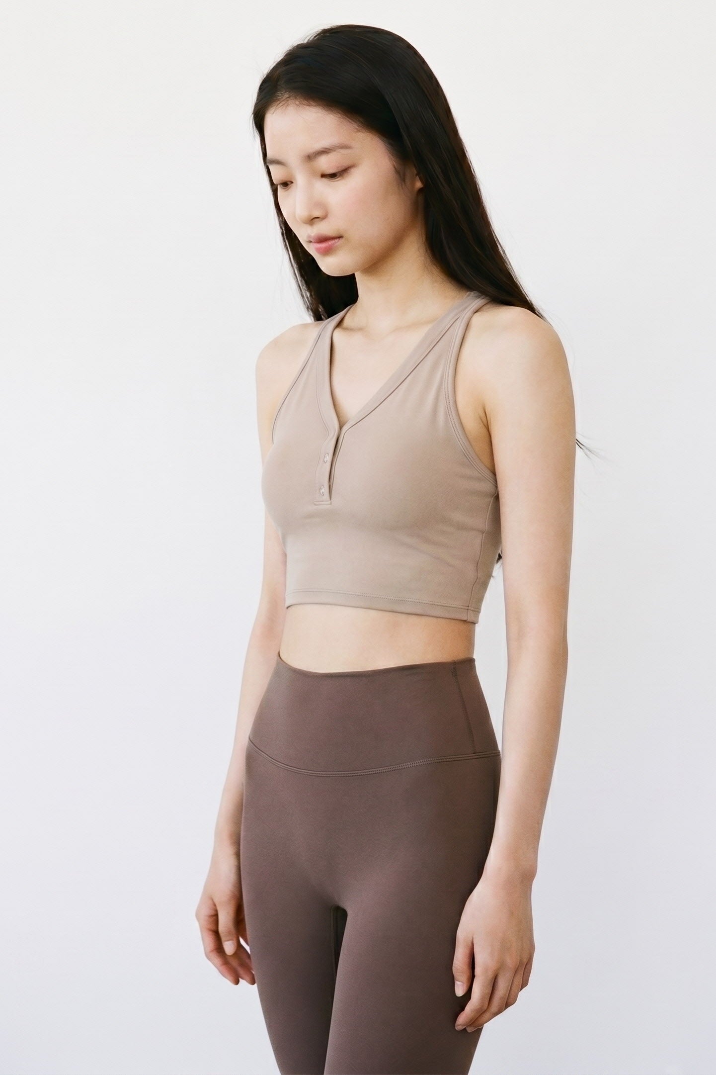 Prana Henley-Button Performance Top