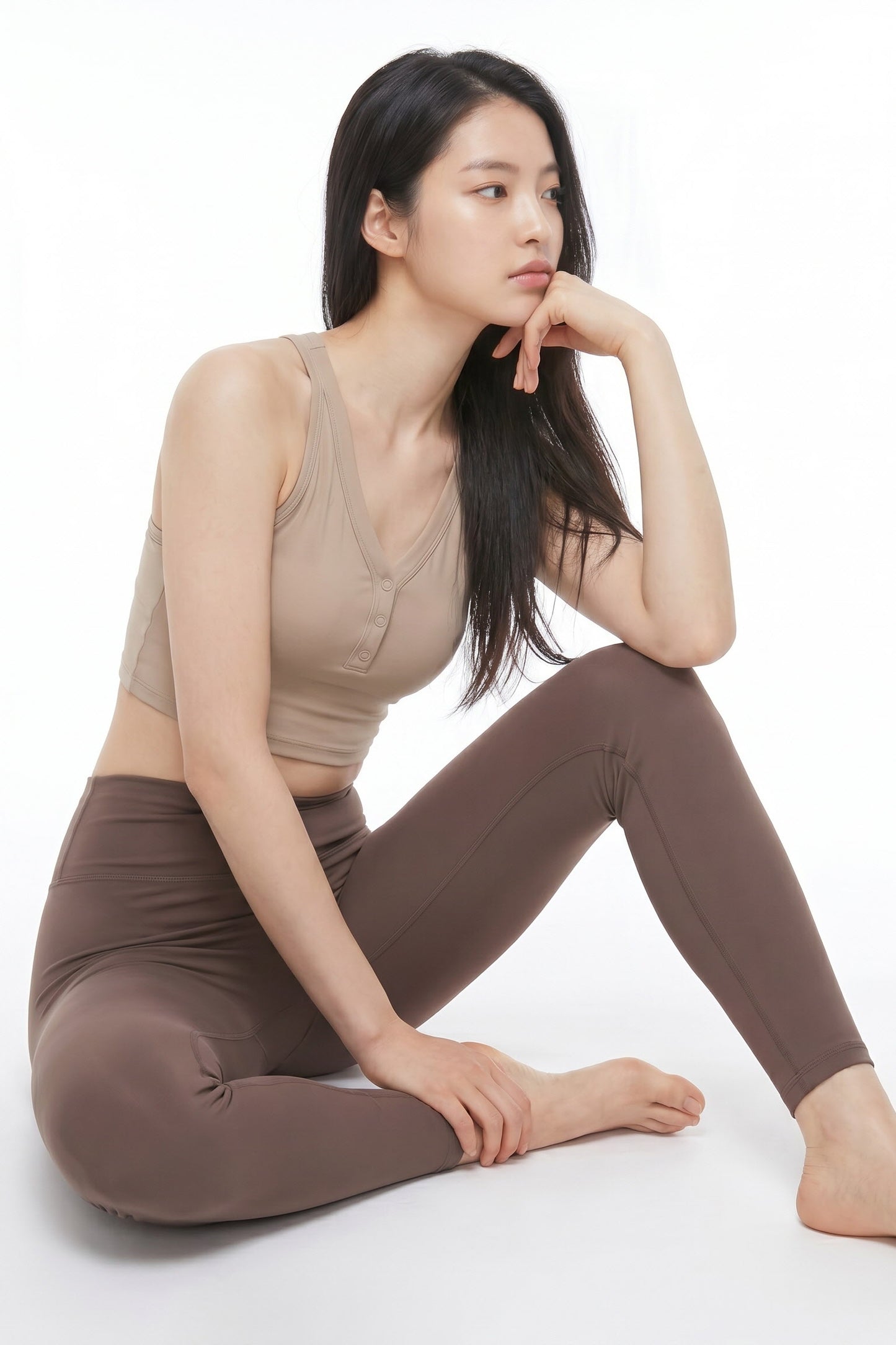 Prana Henley-Button Performance Top